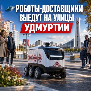 Роботы-доставщики начнут работу в Удмуртии в рамках масштабного эксперимента